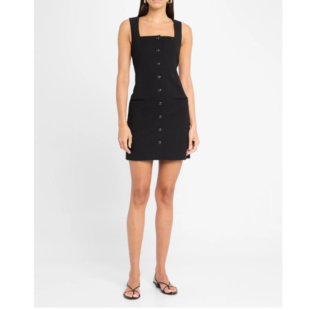 NWT rag & bone Marianna Button-Front Denim Dress - Picture 3 of 9